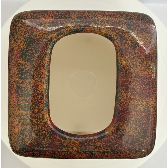 Vintage Southwestern Aztec Western Rustic Tissue Holder Ceramic Box Cover USA - Picture 5 of 13